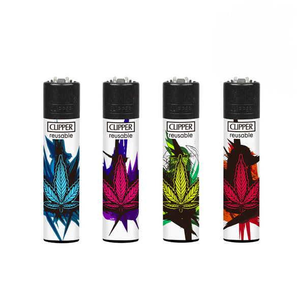 Clipper Lighter - Artistic Leaves Classic Large
