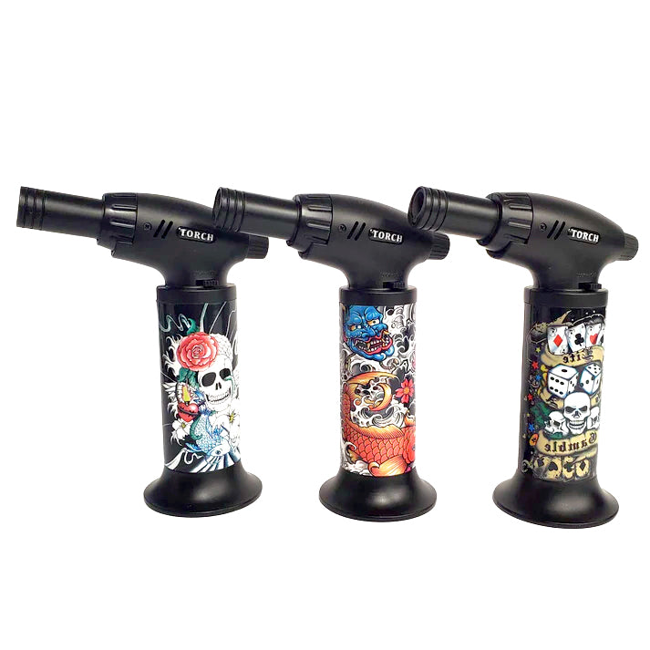 ***Torch Lighters - Skulls Design - Infyniti Scales