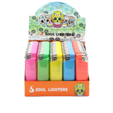 Soul -  Solid Neon Disposable Lighter