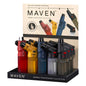 Maven Alpha + Transparent Torch Lighters - 15ct