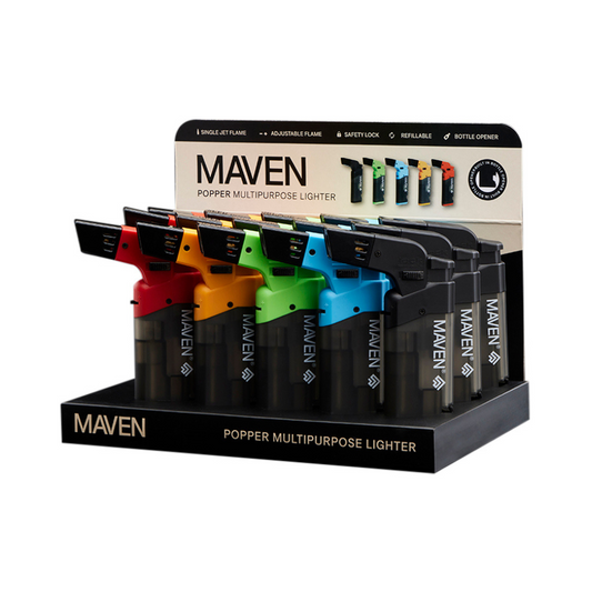 Maven  Popper Pocket Lighter - 15ct