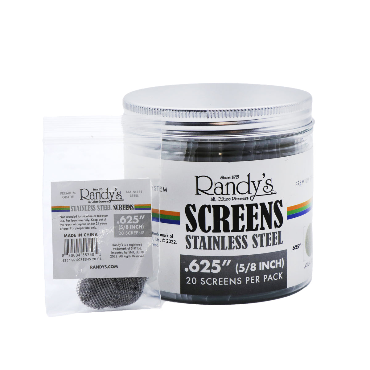 Randy's .625" Stainless Steel Screen Filters - Infyniti Scales