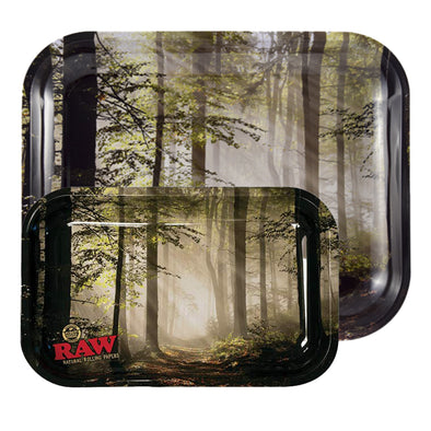 Raw Metal Rolling Trays- Smokey Trees Designs