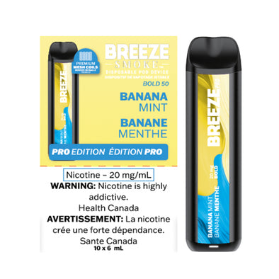 Breeze S50 Jetables - Banane Menthe