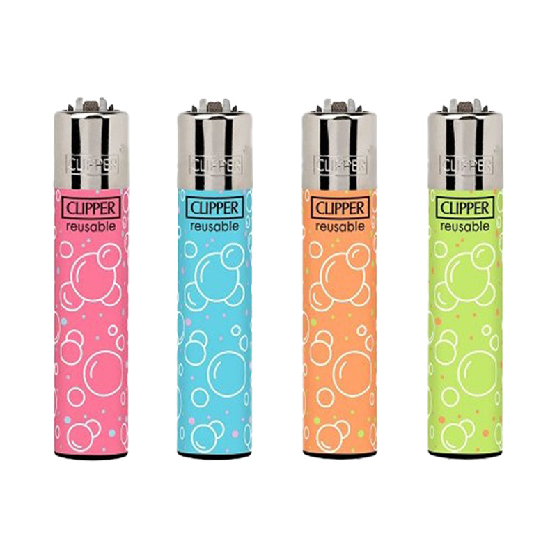Briquet Clipper - Jet Flame Plastique Couleur Brillante