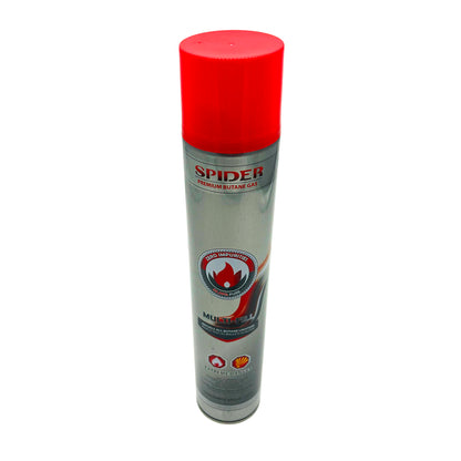 Spider Premium Butane - 850 ml 12 ct