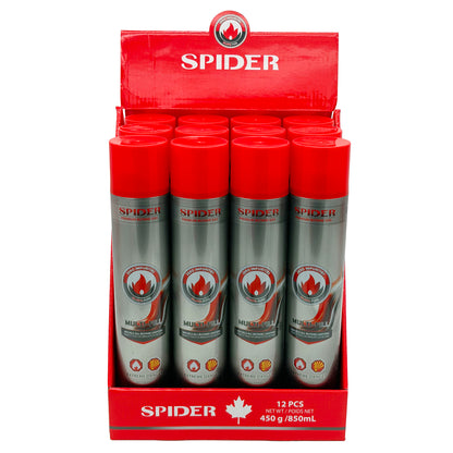 Spider Premium Butane - 850 ml 12 ct