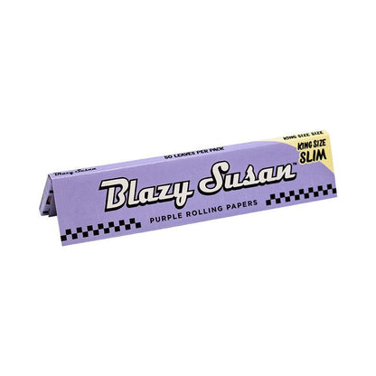 Purple Blazy Susan Rolling Papers - King Size Slim