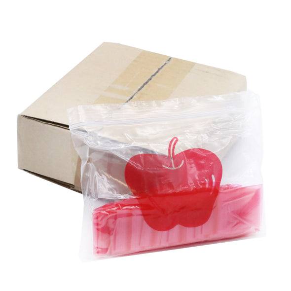 ***1.25"x1.25" Red Clearance Ziploc Bags