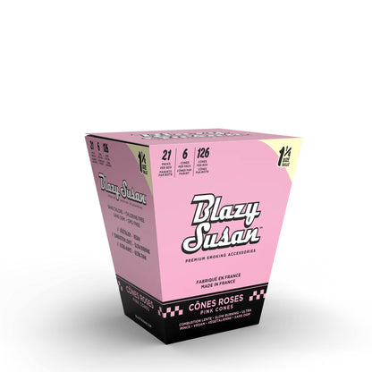 Pink 1 1/4 Cones Full Box - 6 Cones x 21 Packs