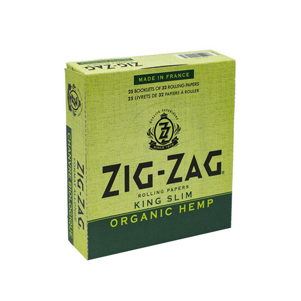 Papiers à cigarettes en chanvre biologique Zig Zag