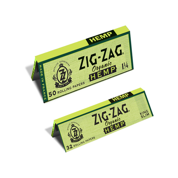Papiers à cigarettes en chanvre biologique Zig Zag