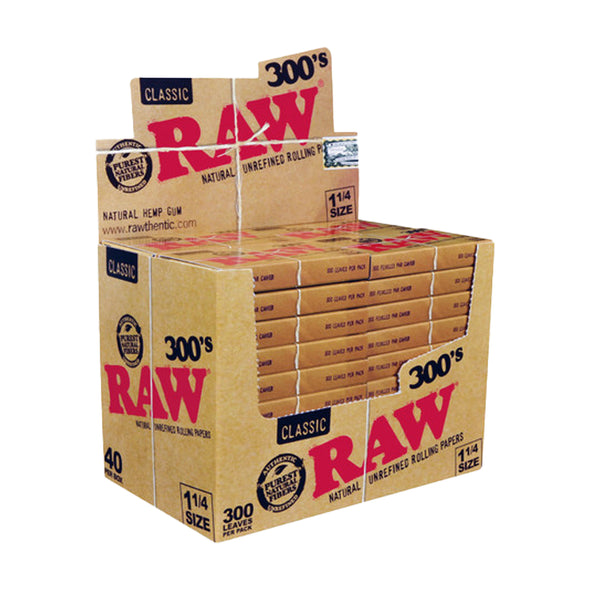 Raw Classic Creaseless Cigarette Paper - 300'S