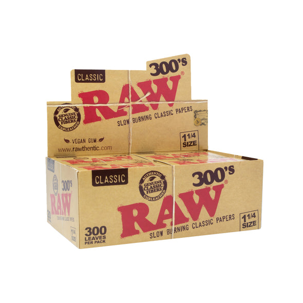 Raw Classic Creaseless Cigarette Paper - 300'S