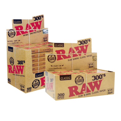 Raw Classic Creaseless Cigarette Paper - 300'S