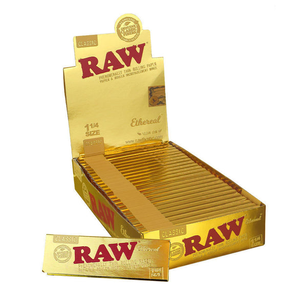 Raw Classic - Ethereal Phenomenally, 1 1/4 Thin Rolling Papers