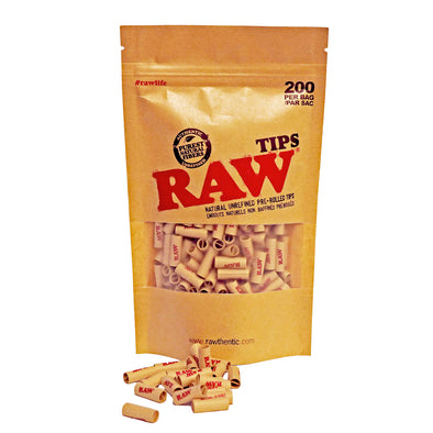 Raw Pre-rolled paper tips