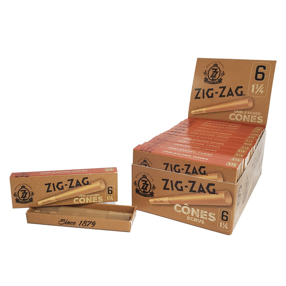 Zig Zag Unbleached Pre-Rolled Cones