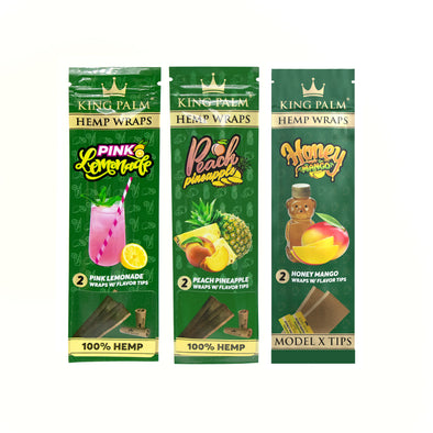 King Palm Wraps - Wraps au chanvre aux 3 saveurs