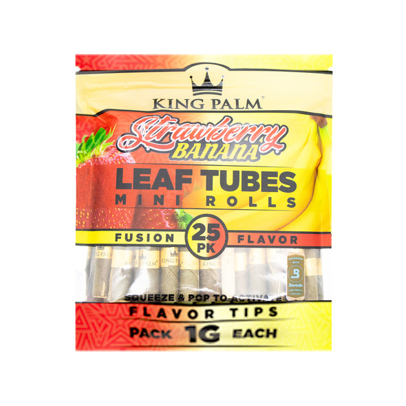 King Palm Wraps - Mini tubes de 1 gramme, paquet de 25