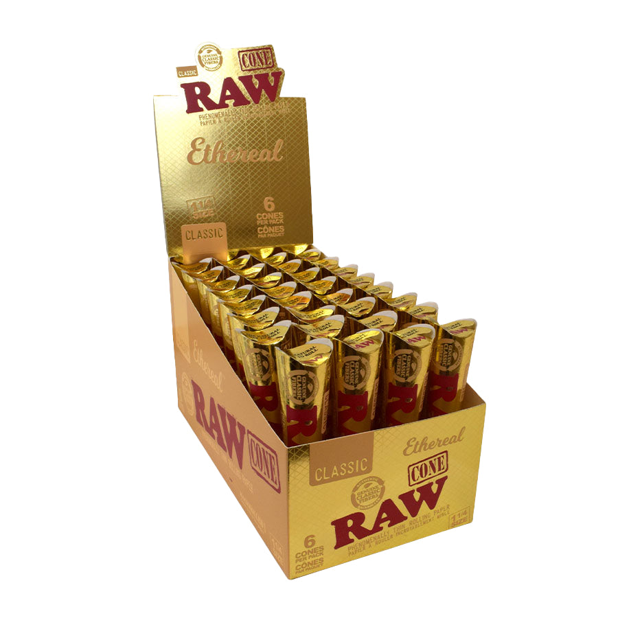 Raw Classic - ETHEREAL PRE-ROLLED CONES 1 1/4 SIZE