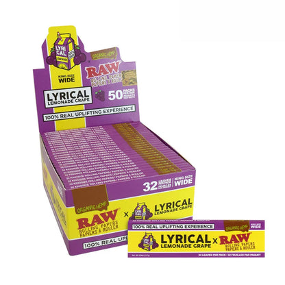 RAW x Lyrical Lemonade Grape King Size Wide Papers