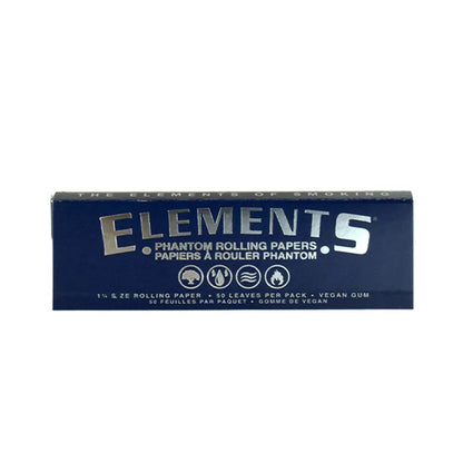 ELEMENTS LUXURIOUSLY THIN / FLAVORLESS ROLLING PAPERS 1 1/4