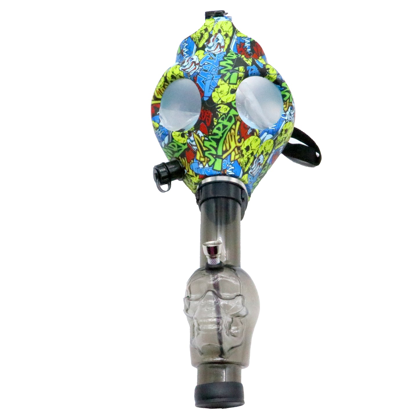 Masque à gaz en silicone avec tube acrylique