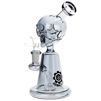 SeshGear Ancient Skullz Glass Water Pipe - 7.5" / 14mm F