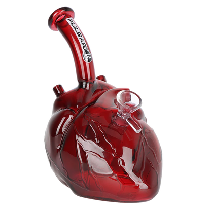 Pulsar Be Still My Heart Glass Water Pipe 6.5" - 14mm F