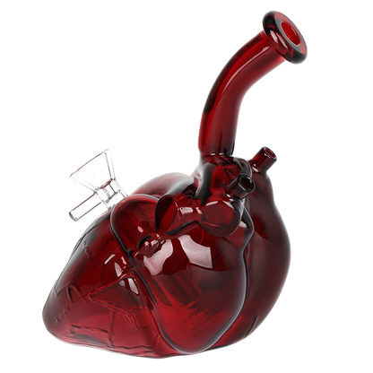 Pulsar Be Still My Heart Glass Water Pipe 6.5" - 14mm F