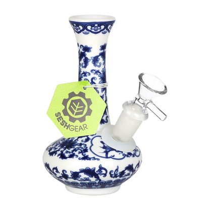 SeshGear Chinese Vase Ceramic Water Pipe - 5.5"