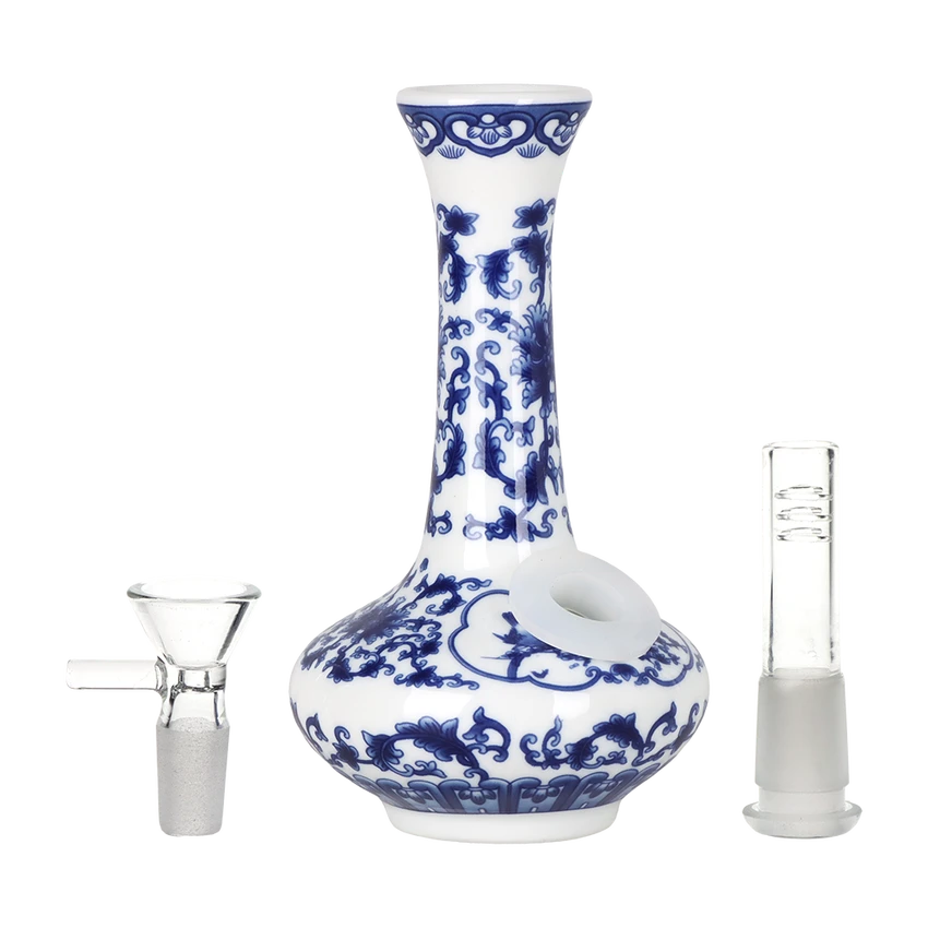SeshGear Chinese Vase Ceramic Water Pipe - 5.5"