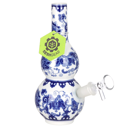 SeshGear Chinese Vase Ceramic Water Pipe - 5.5"