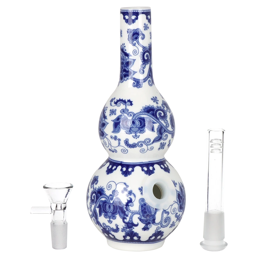 SeshGear Chinese Vase Ceramic Water Pipe - 5.5"