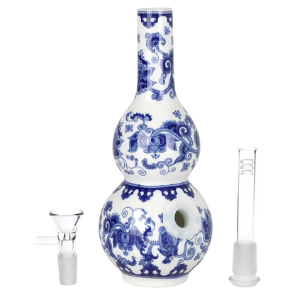 SeshGear Chinese Vase Ceramic Water Pipe - 5.5"
