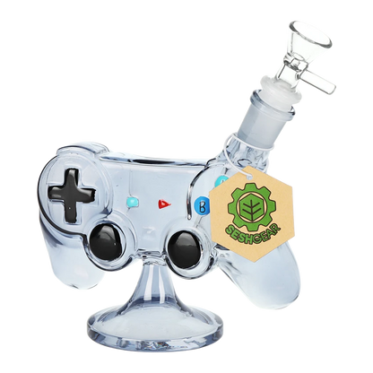 SeshGear Game Controller Glass Water Pipe - 6" / 14mm F