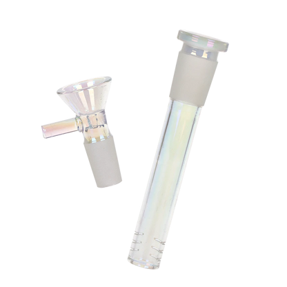 SeshGear Twist Straight Tube Glass Water Pipe 10.25"/14mm F Med