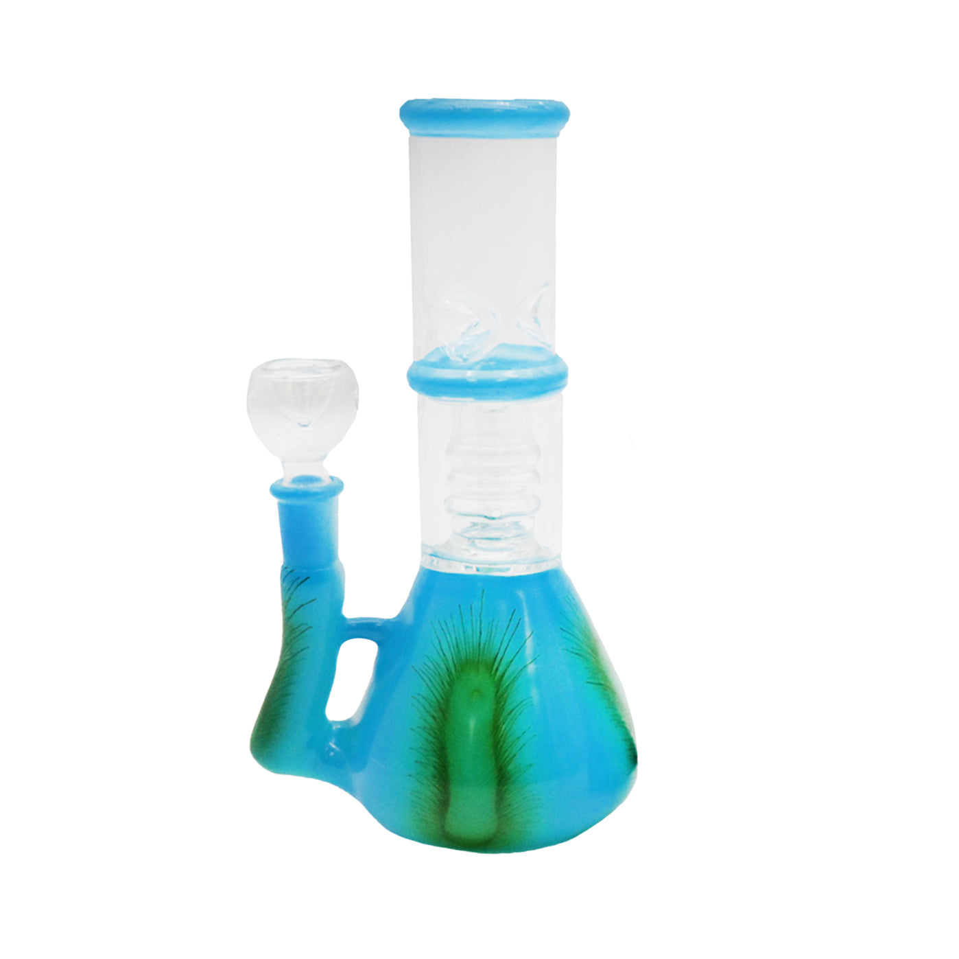 ***Tuyau d'eau Crown Swirl Perk et attrape-glace de 8 po