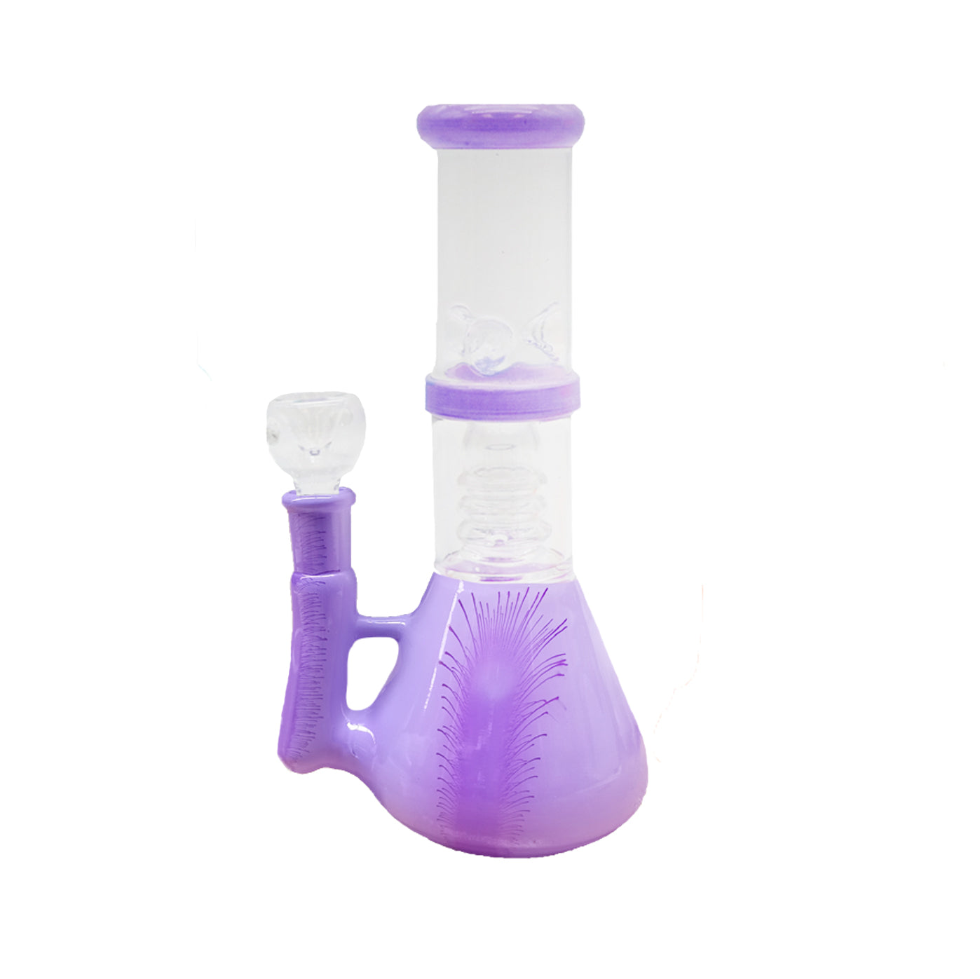 ***Tuyau d'eau Crown Swirl Perk et attrape-glace de 8 po
