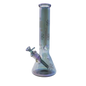 14" Infyniti Brand Water Pipe with Beaker Base Chrome Finish with Snowflake Design