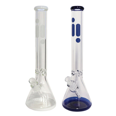18" Infyniti Brand Water Pipe with Ice Catcher and Beaker Base