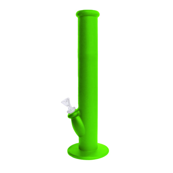14" Straight Tube Silicone Water Pipe