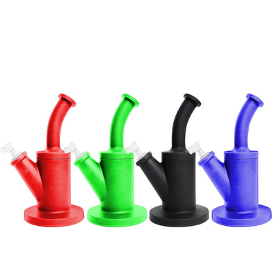 ***9" Barrel Shape Silicone Water Pipe