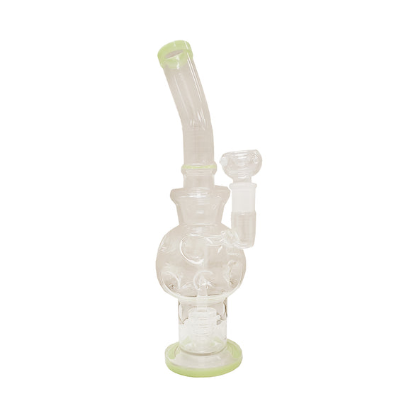 12" Stemless Water Pipe with Showerhead Perc
