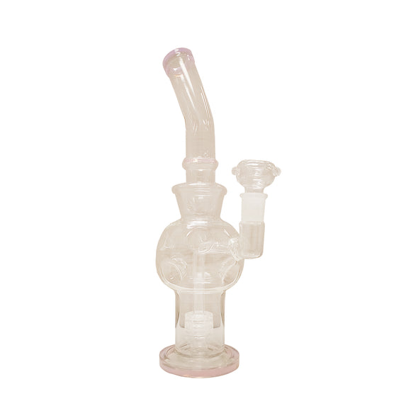 12" Stemless Water Pipe with Showerhead Perc