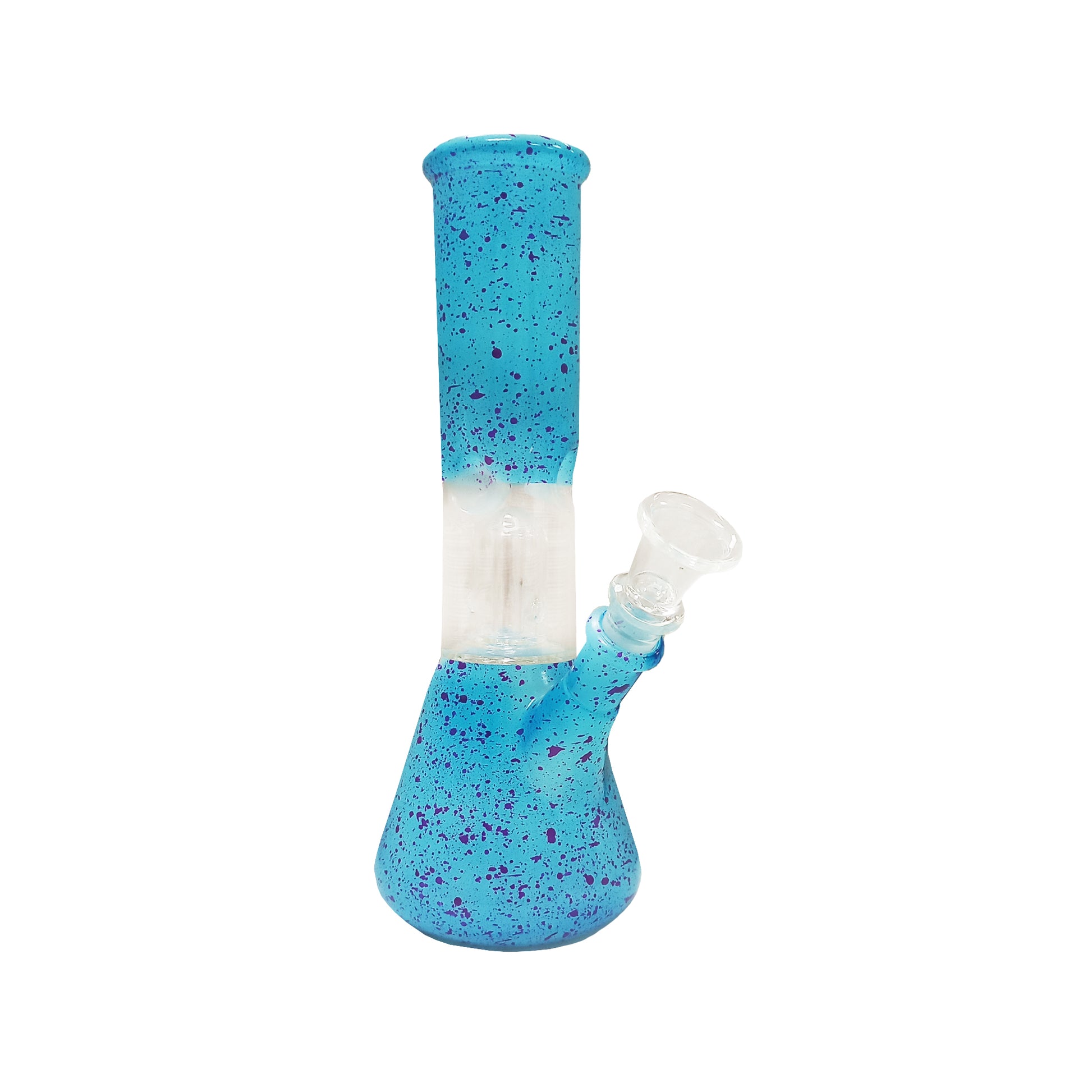 8" Speckle Water Pipe with Ice Catcher and Splashguard - Infyniti Scales