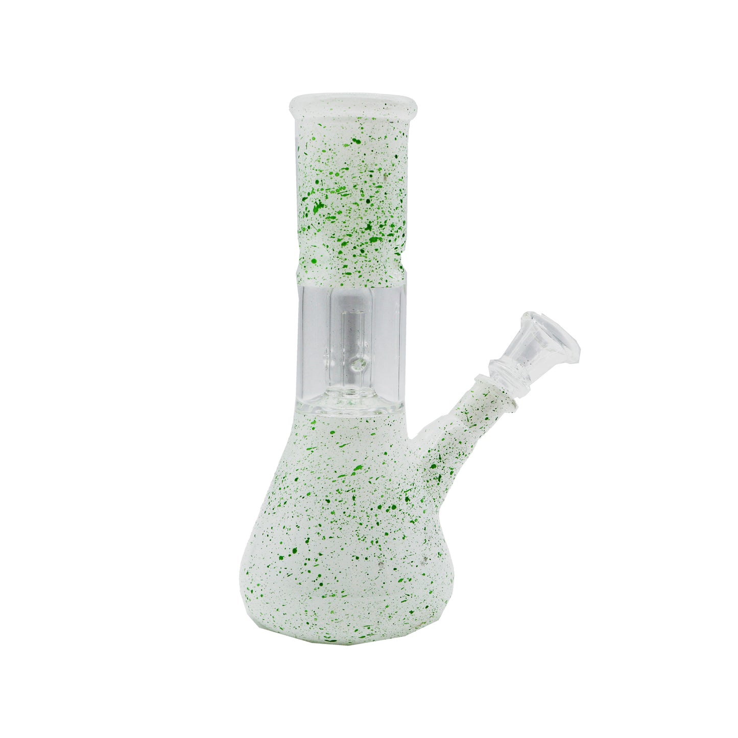 8" Speckle Water Pipe with Ice Catcher and Splashguard