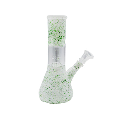 8" Speckle Water Pipe with Ice Catcher and Splashguard