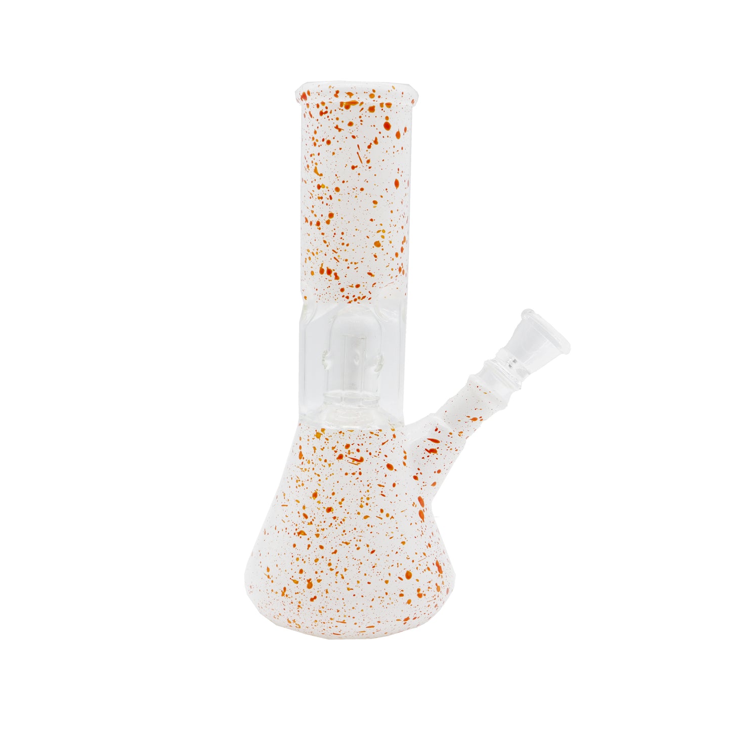 8" Speckle Water Pipe with Ice Catcher and Splashguard